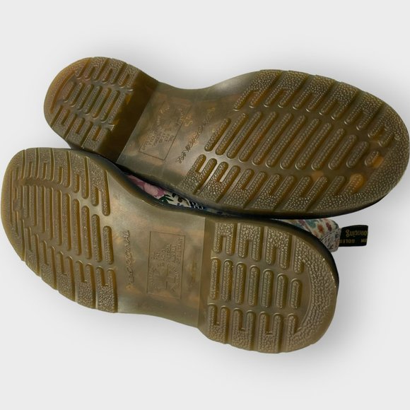 Dr. Martens Pascal Wanderlust Boots Floral Bone Mallow Leather Lace Up US Size 7 - Picture 13 of 16